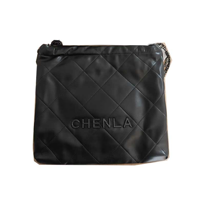 تصویر  کیف چرم وارداتی طرح شنل (Chanel)