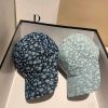 تصویر  کلاه لبه دارچین گل برجسته وارداتی